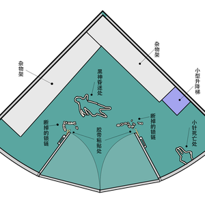 案发现场示意图