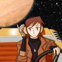 宇宙兜风中…