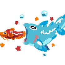 大小鱼#我画的
